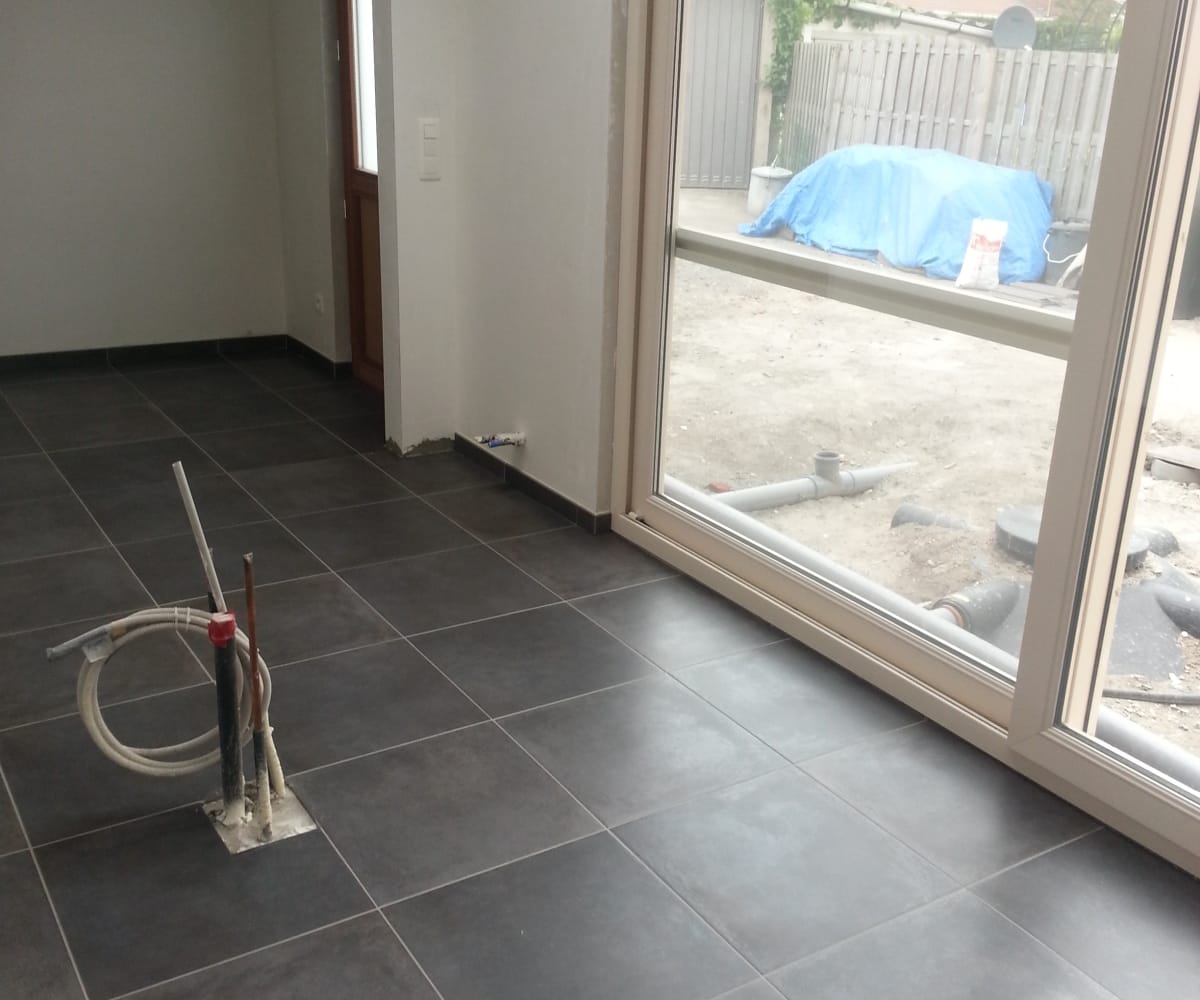 Aanbouw keuken en berging Oostakker Renoffice