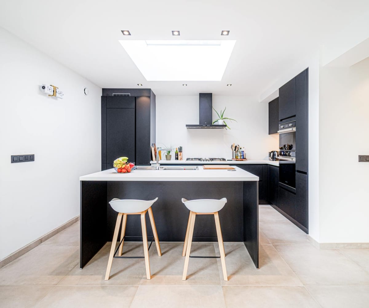 Volledige keuken en gevel renovatie