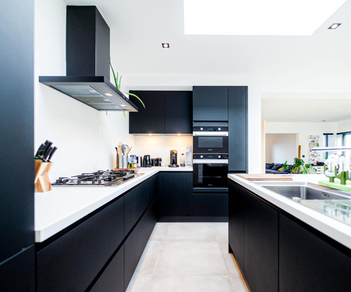 Volledige keuken en gevel renovatie